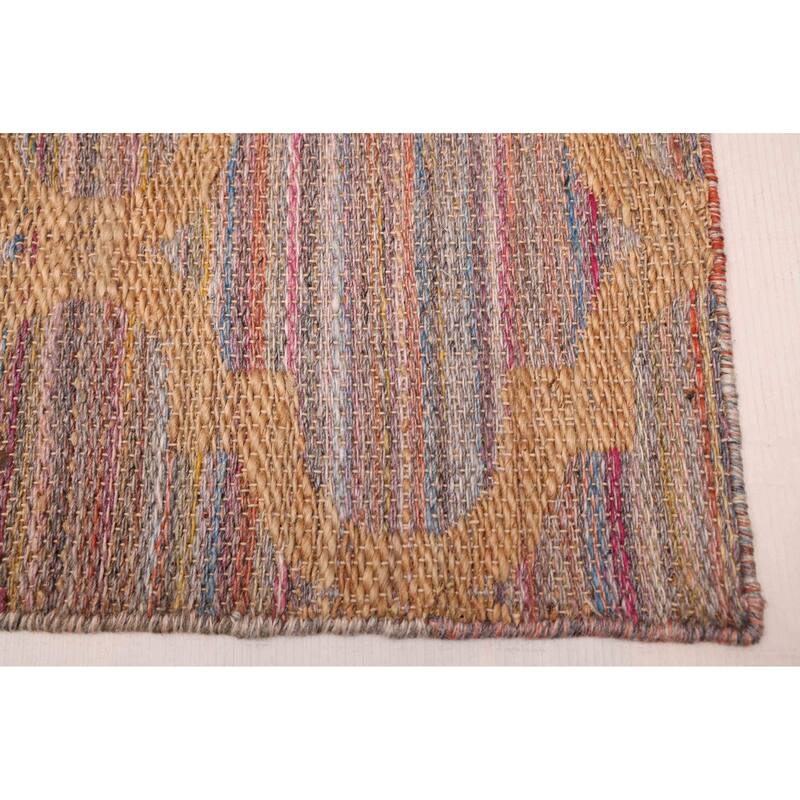 ECARPETGALLERY Flat-Weave Palas Denizli Tan Kilim - 5'3 x 7'5