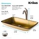 preview thumbnail 25 of 35, Kraus Glass Vessel Sink, Bathroom Faucet, Mounting Ring
