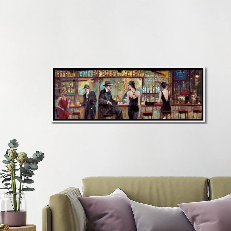iCanvas "Happy Hour" by Ruane Manning Framed Canvas Print