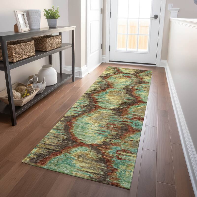 Premium Washable Super Soft Modern Abstract Mayfield Rug - Fudge - 2' 3" x 7' 6" - Runner