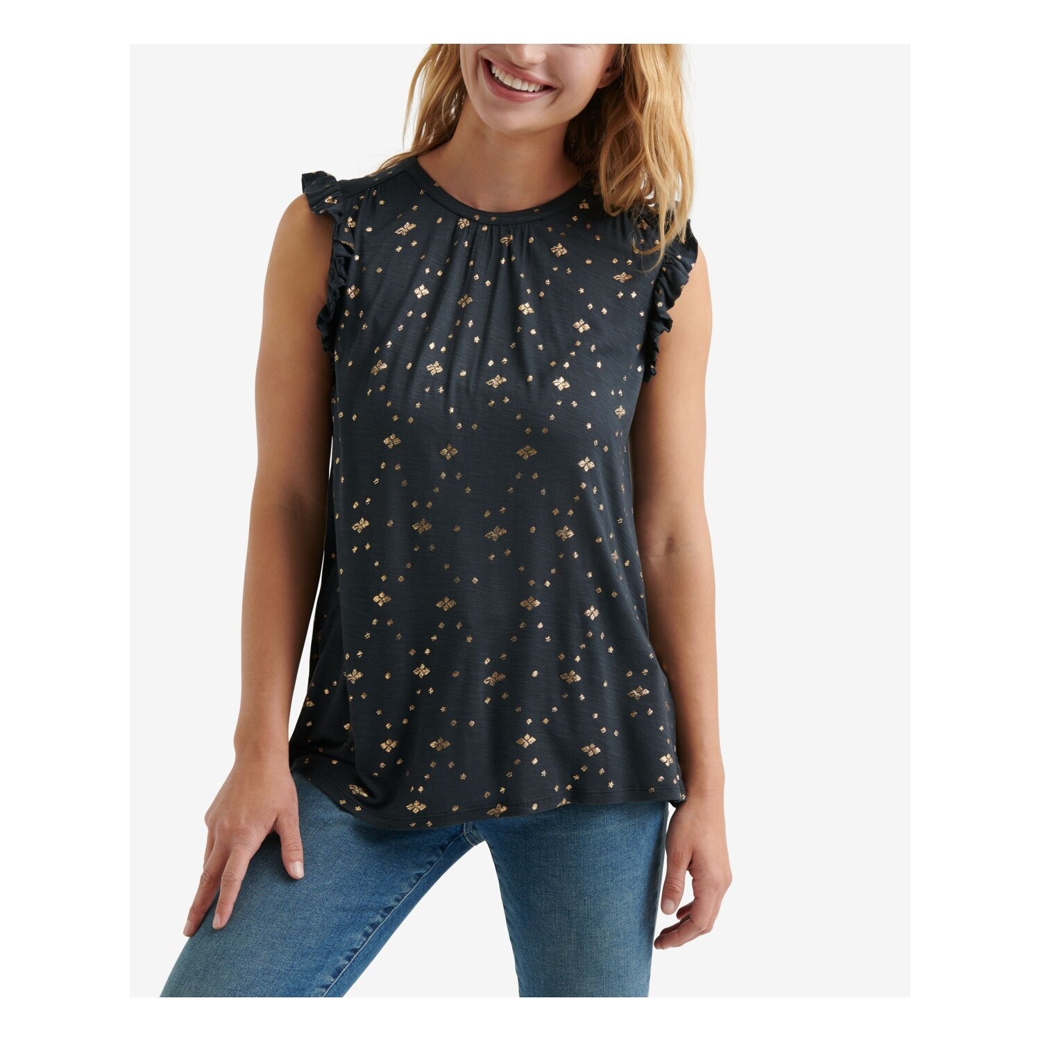 lucky brand sleeveless tops