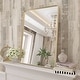 preview thumbnail 111 of 192, KIOTEE Modern Metal Frame Wall Mounted Bathroom Vanity Mirror with 5-year warranty