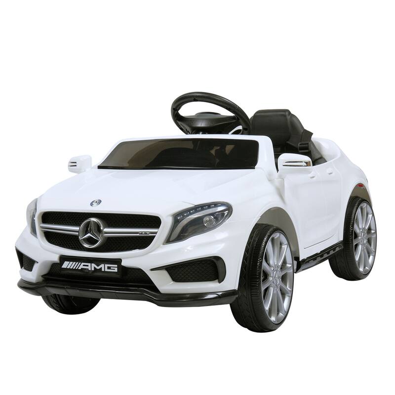 Licensed Mercedes Benz AMG 6V Kids Ride-On Electric Car, Remote Control, Music, USB, Black
