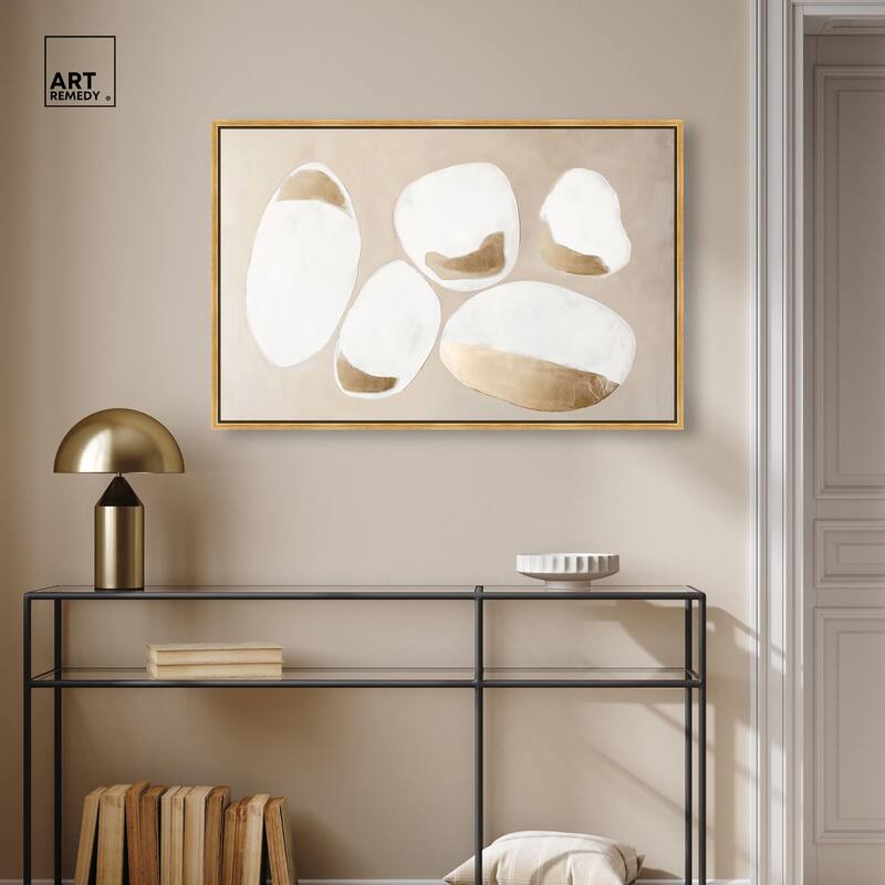 Gilded Cairn II Canvas by Art Remedy