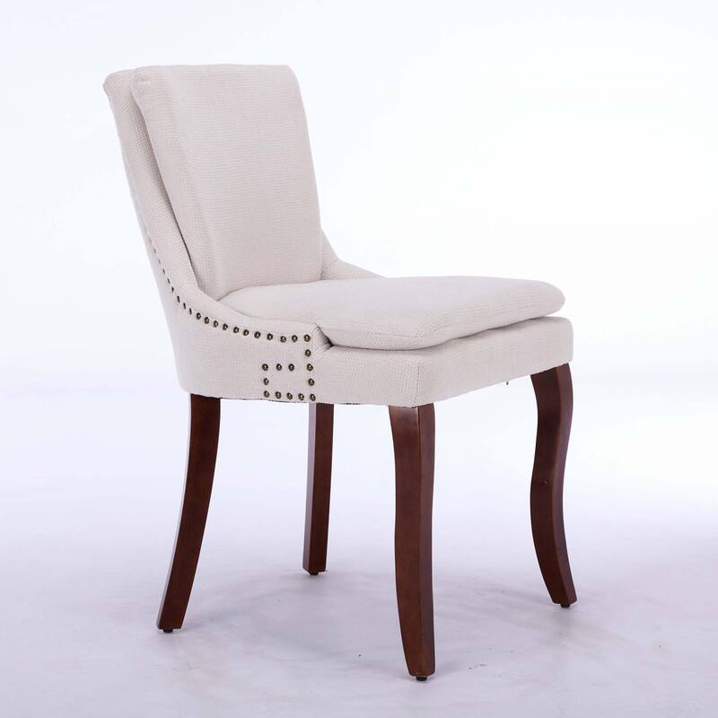 Chenille Dining Chairs Set of 2
