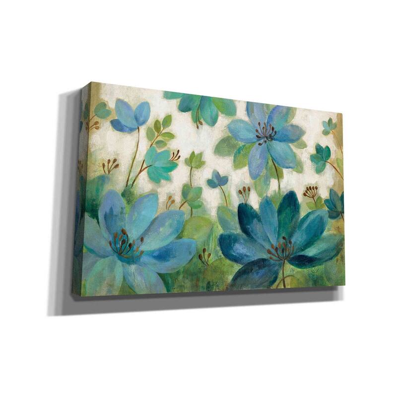 Epic Graffiti 'Peacock Bloom' by Silvia Vassileva, Canvas Wall Art