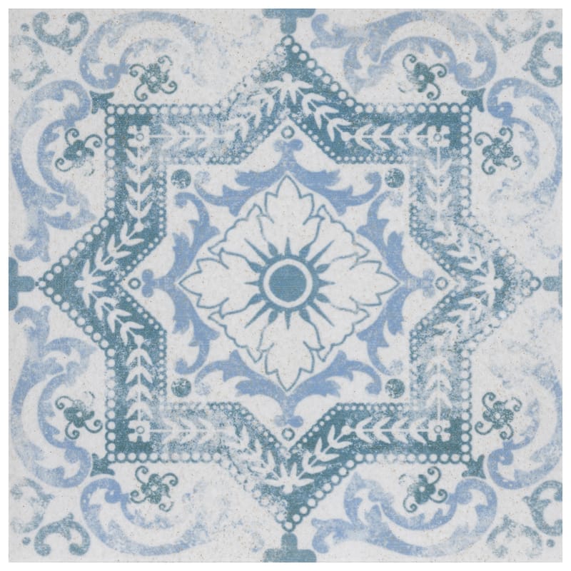 Merola Tile Klinker Alcazar Petunia 12-3/4" x 12-3/4" Ceramic Floor and Wall Tile