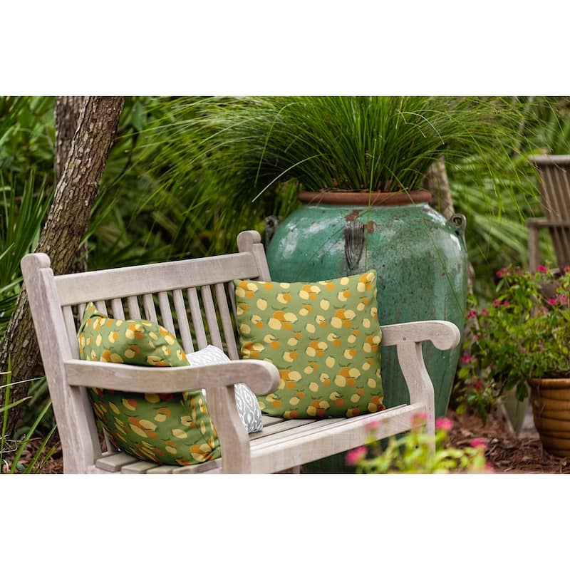 Oranges and Lemons Indoor/Outdoor Throw Pillow