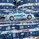 preview thumbnail 4 of 4, Blue Cars Reversible Kids Quilt Coverlet Bedspread Bedding Set