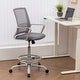 preview thumbnail 7 of 7, Home Office Chairs Ergonomic Desk Chair Mesh Drafting Chair with Adjustable Footring Grey-39