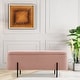 preview thumbnail 10 of 31, MCombo Storage Ottoman Bench, Teddy Fabric Upholstered Footstool with Storage Space - 15.7"D x 47.2"W x 20.5"H
