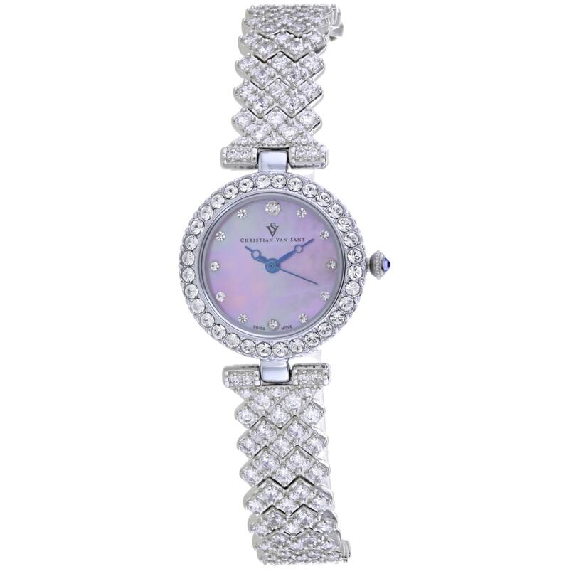 Christian Van Sant Women's Romana Pink Dial Watch - CV2951 - One Size