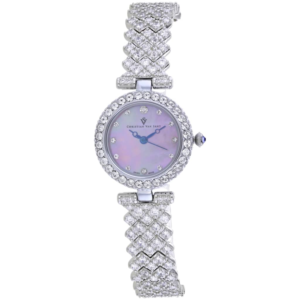 Christian Van Sant Women's Romana Pink Dial Watch - CV2951 - One Size