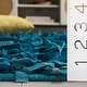 preview thumbnail 83 of 177, SAFAVIEH Handmade Leather Shag Carlijn Modern Decorative Rug