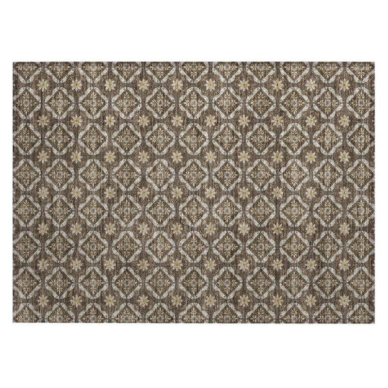 Machine Washable Indoor/ Outdoor Contemporary Granby Chantille Rug