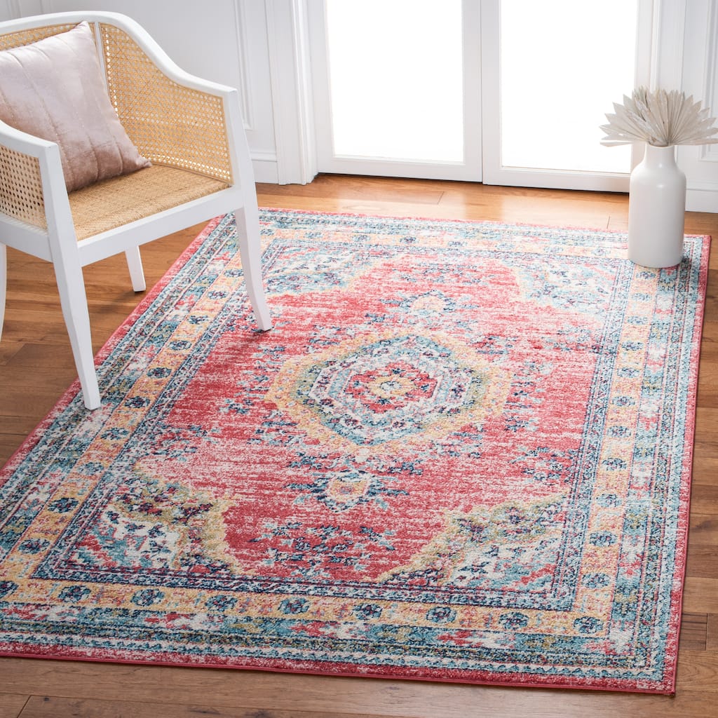 SAFAVIEH Madison Toni Oriental Medallion Rug