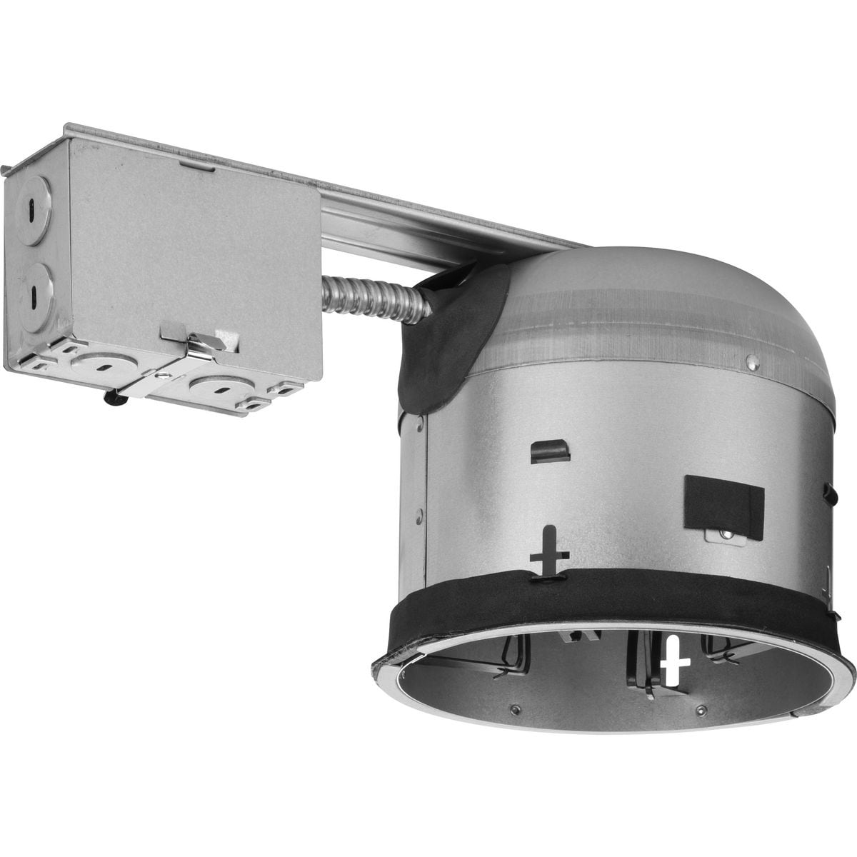 Progress Lighting 6-Inch Shallow Recessed Remodel LED Housing - 11.93 in x 7.16 in x 5.55 in
