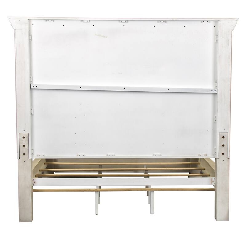 Big Valley Whitestone Distressed King California Panel Bed