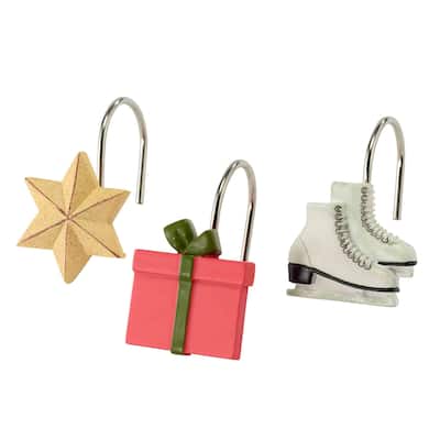 Avanti Linens Holiday Countdown Shower Hooks - Multicolor