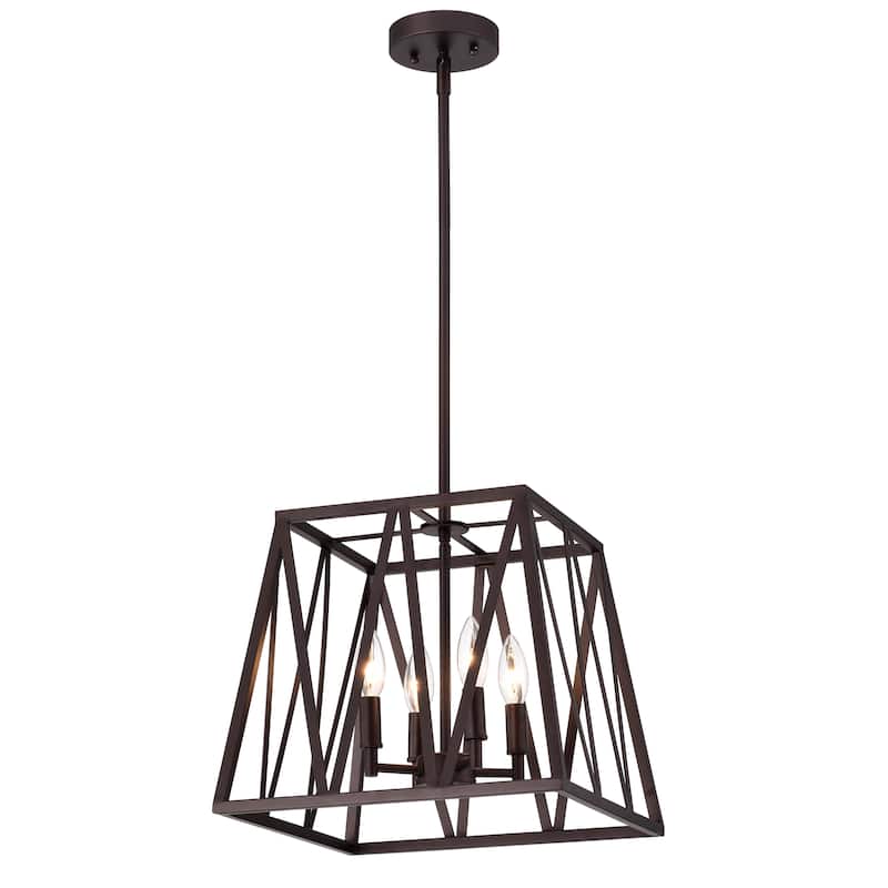 4-light Hanging Pendant - Oil Rubbed Bronze