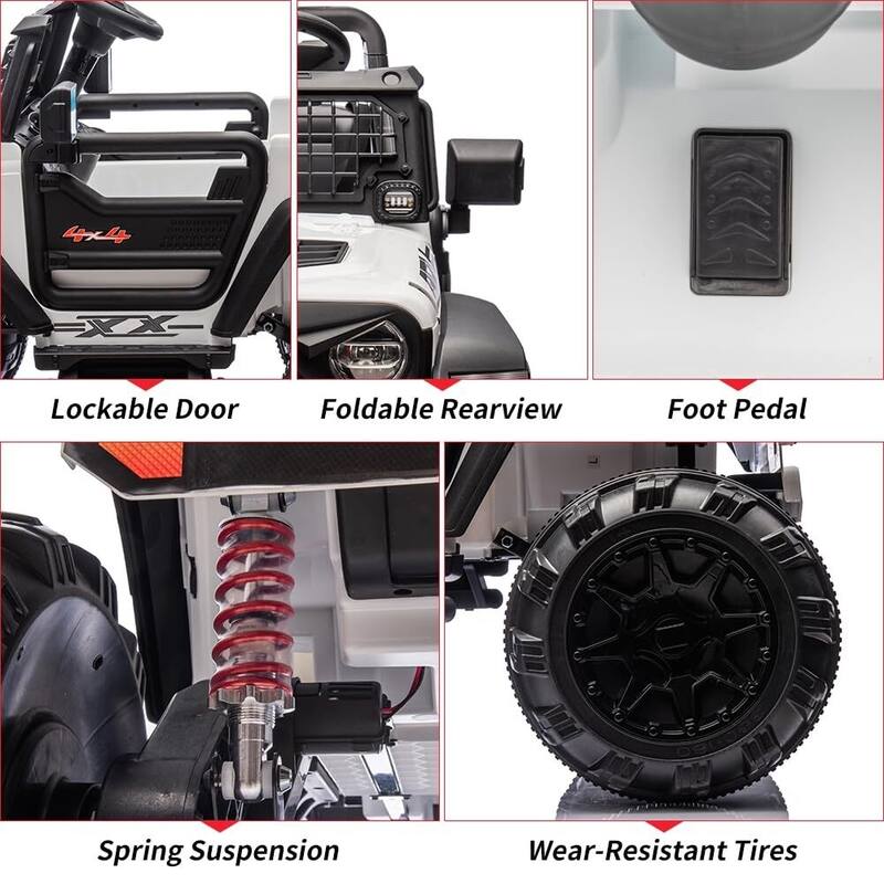 24V 9Ah Kids Ride On 2 Seaters Electric Car with Remote Control