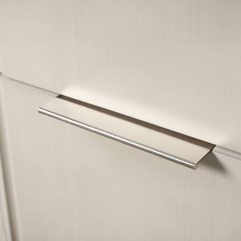 Furniture of America Irwin 6-Piece Antique White Wood Panel Bedroom Set with LED Headboard