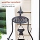 preview thumbnail 7 of 10, Alpine Corporation 41" Tall Indoor/Outdoor Metal Hanging 7-Cup Tiered Floor Water Fountain, Bronze