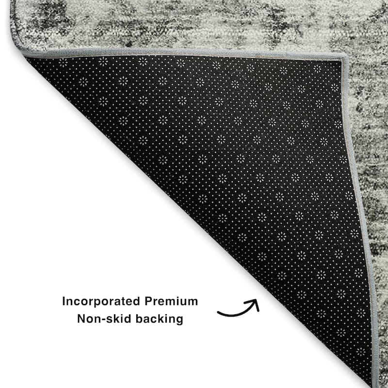Premium Washable Super Soft Vintage Traditional Mayfield Rug