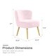 preview thumbnail 12 of 33, Avenue Greene Eden Boucle Kids Accent Chair with Natural Legs