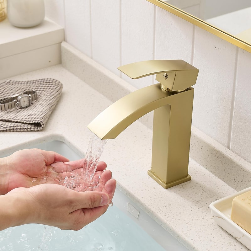 Single Hole Bathroom Tap Modern Single Handle