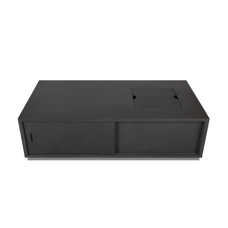 Vance 60" LP Fire Table in Weathered Slate by Real Flame