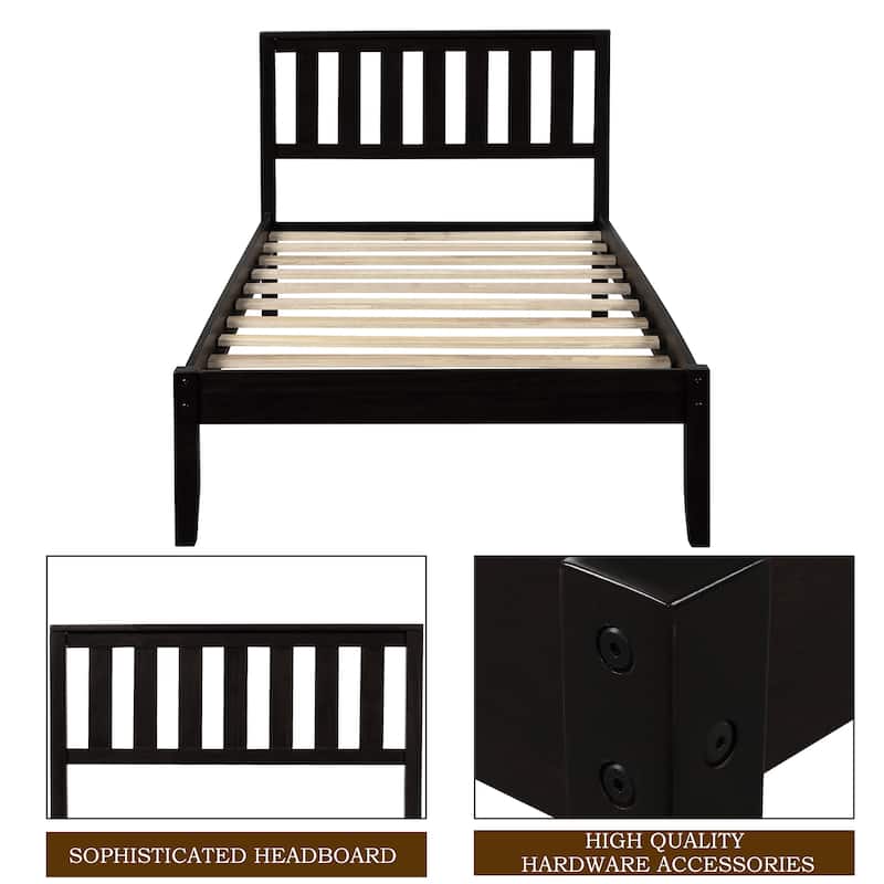 Wood Platform Bed