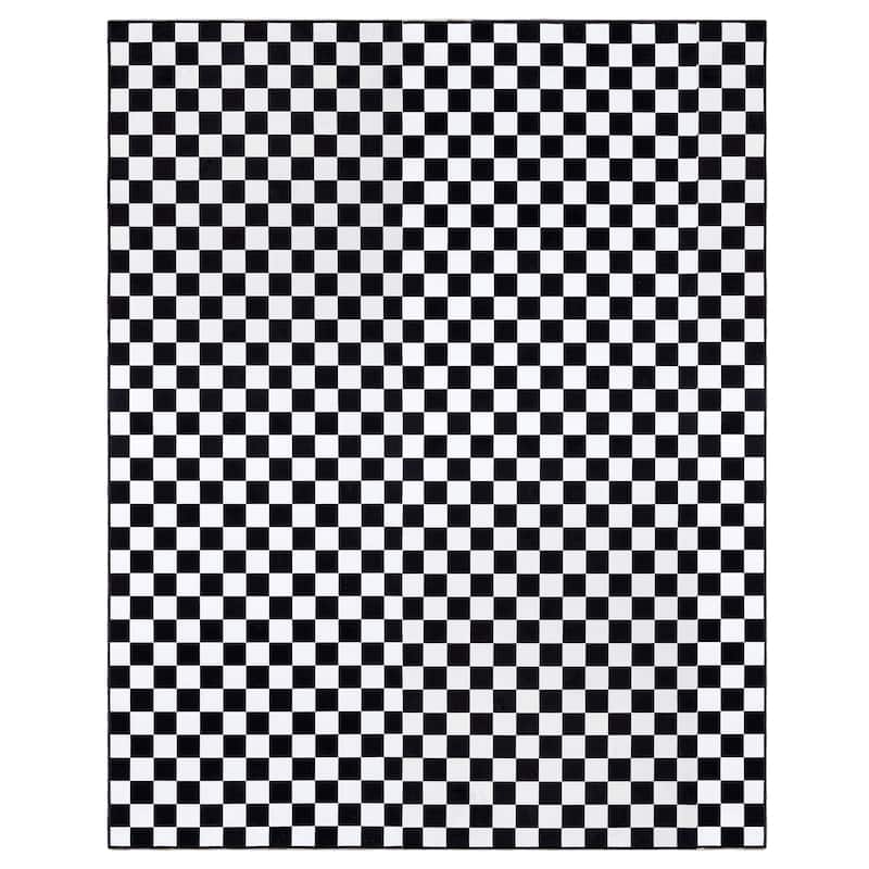 Gertmenian Crystal Print Soft Flat Pile Polyester Slip Resistant Washable Indoor Printed Area Rug Collection