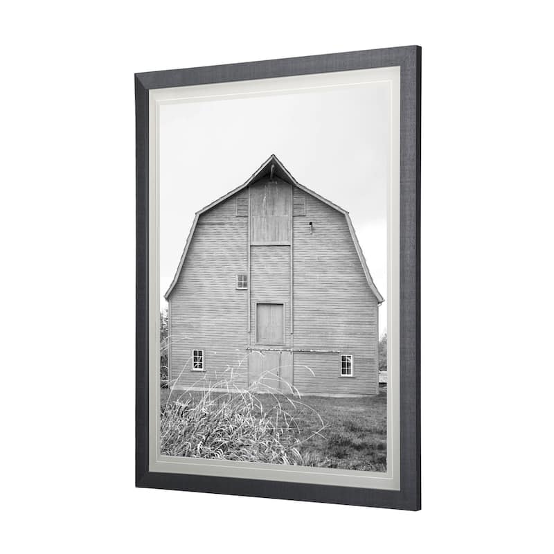 Grey Barn I Framed Art Print