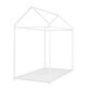 preview thumbnail 10 of 12, Twin Size Metal House Bed Frame for Kids, Sturdy Platform Bed with Adjustable Height and No Box Spring Needed