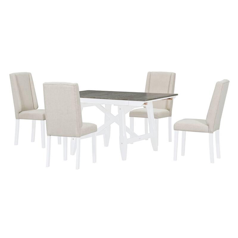 6-Piece Classic Dining Table Set