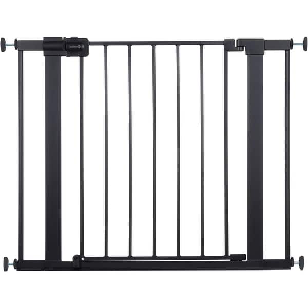 slide 2 of 6, Safety 1st Easy Install Metal Gate Black