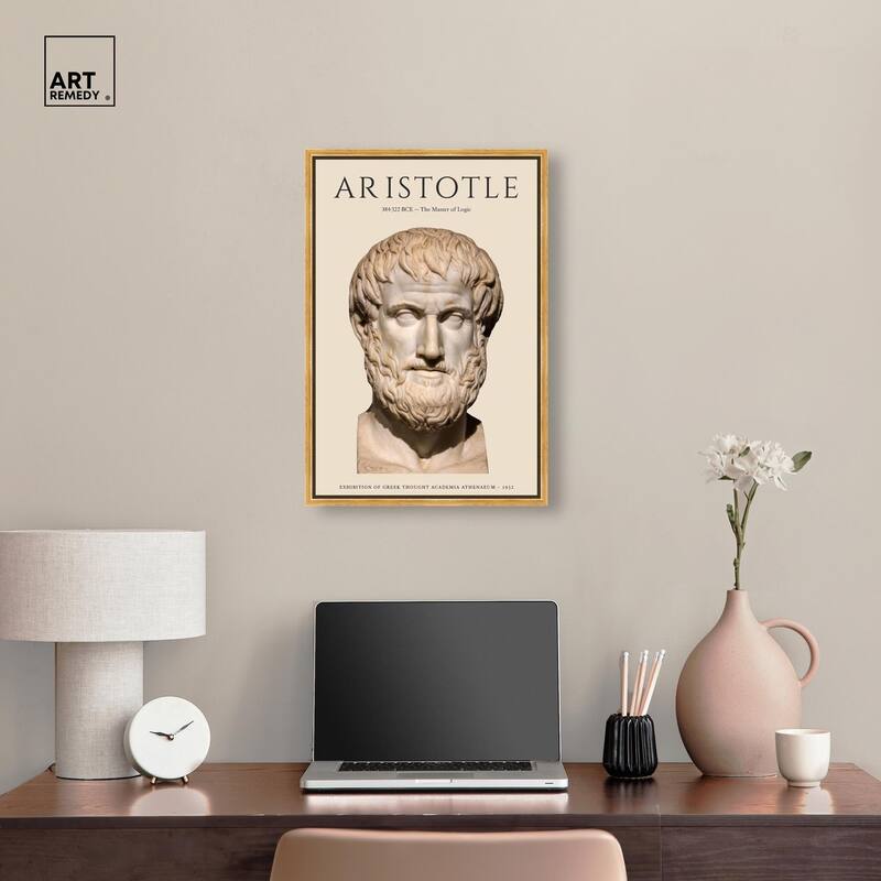 Greek Thinker Canvas by Art Remedy