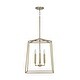 preview thumbnail 36 of 73, Thea 4-light Foyer Pendant Aged Brass - 20"H x 16"W