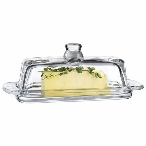 Tablesetter Butter Dish With Knob - By Home Essentials