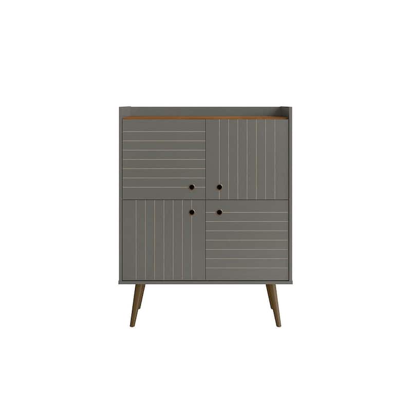 Manhattan Comfort Bogart 45.5" Mid-Century Modern Accent Cabinet