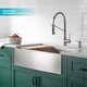 preview thumbnail 35 of 100, KRAUS Kore Workstation Farmhouse Apron Stainless Steel Kitchen Sink