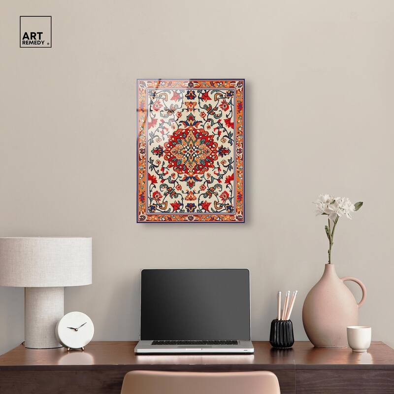 Morrocan Garden II Acrylic by Art Remedy, Ready to Hang