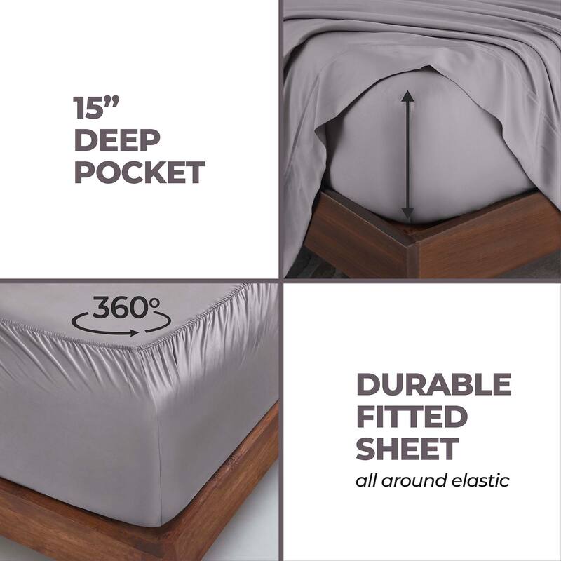 Superior Modal From Beechwood 300 Thread Count Deep Pocket or Extra Deep Pocket Sheet Set