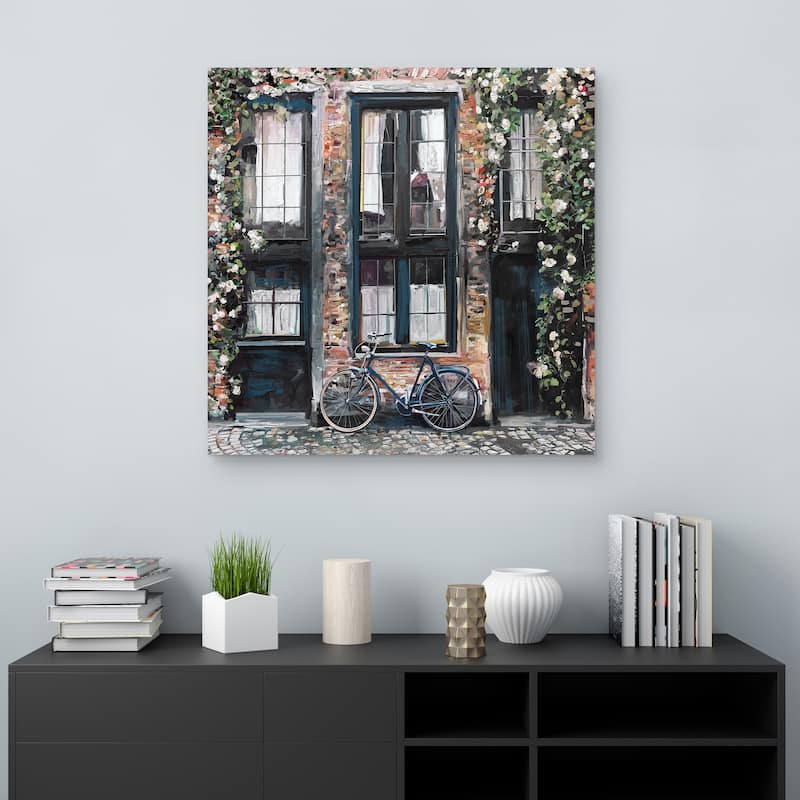 Bicicletta by Studio Arts Canvas Art Print