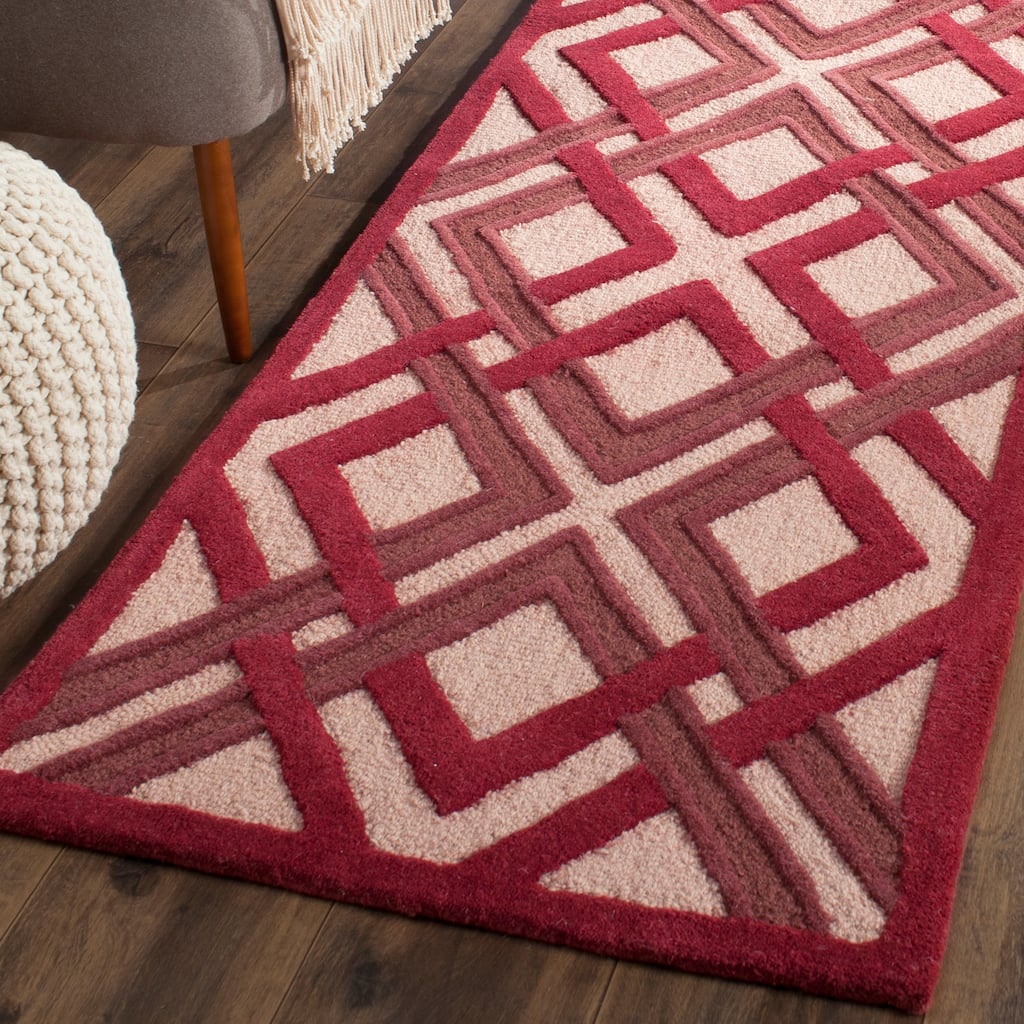 Martha Stewart by SAFAVIEH Handmade Woven Lattice Wool Rug