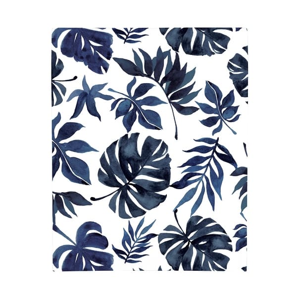 slide 2 of 3, NoJo Palm Leaf Crib Fitted Sheet
