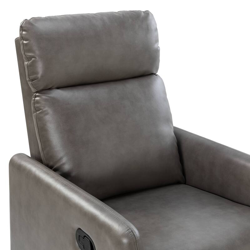 Lyle Manual Swivel Recliner with Metal Base