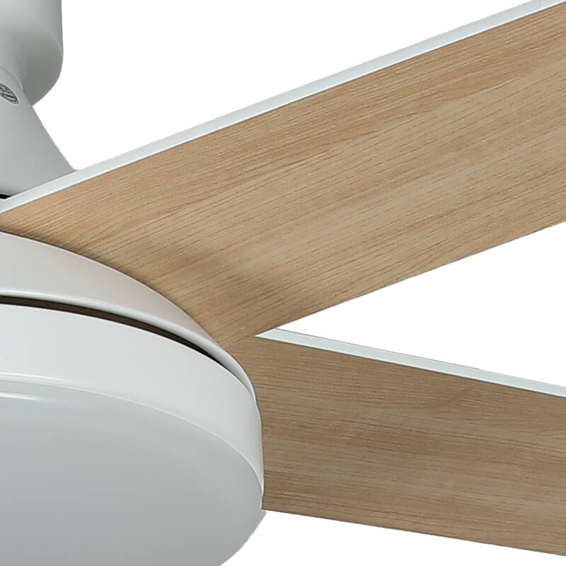 Moasis 52" Flush Mount 5 Blades Ceiling Fans with Light and Remote Control