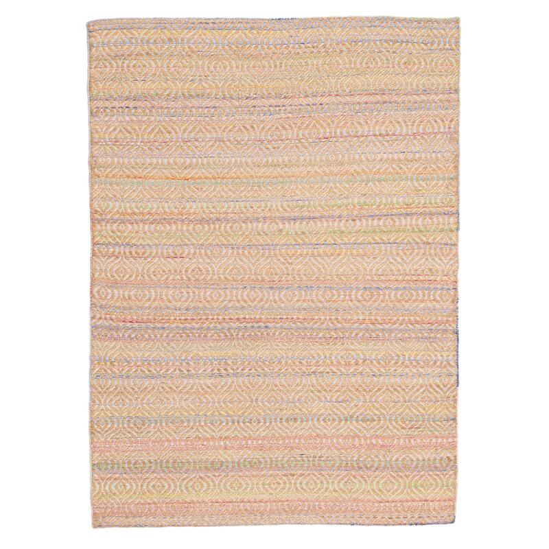 ECARPETGALLERY Flat-Weave Palas Denizli Tan Kilim - 5'2 x 7'6